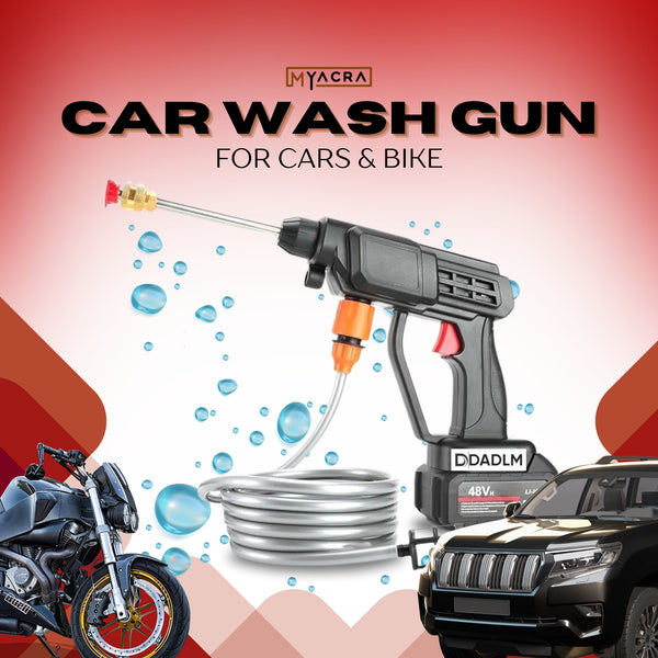 Portable High-Pressure Car & Bike Wash Gun