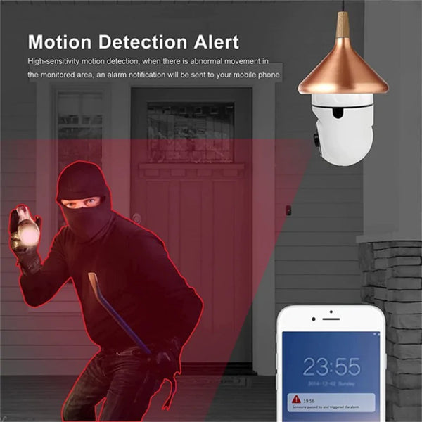 Wireless LightBulb wifi camera