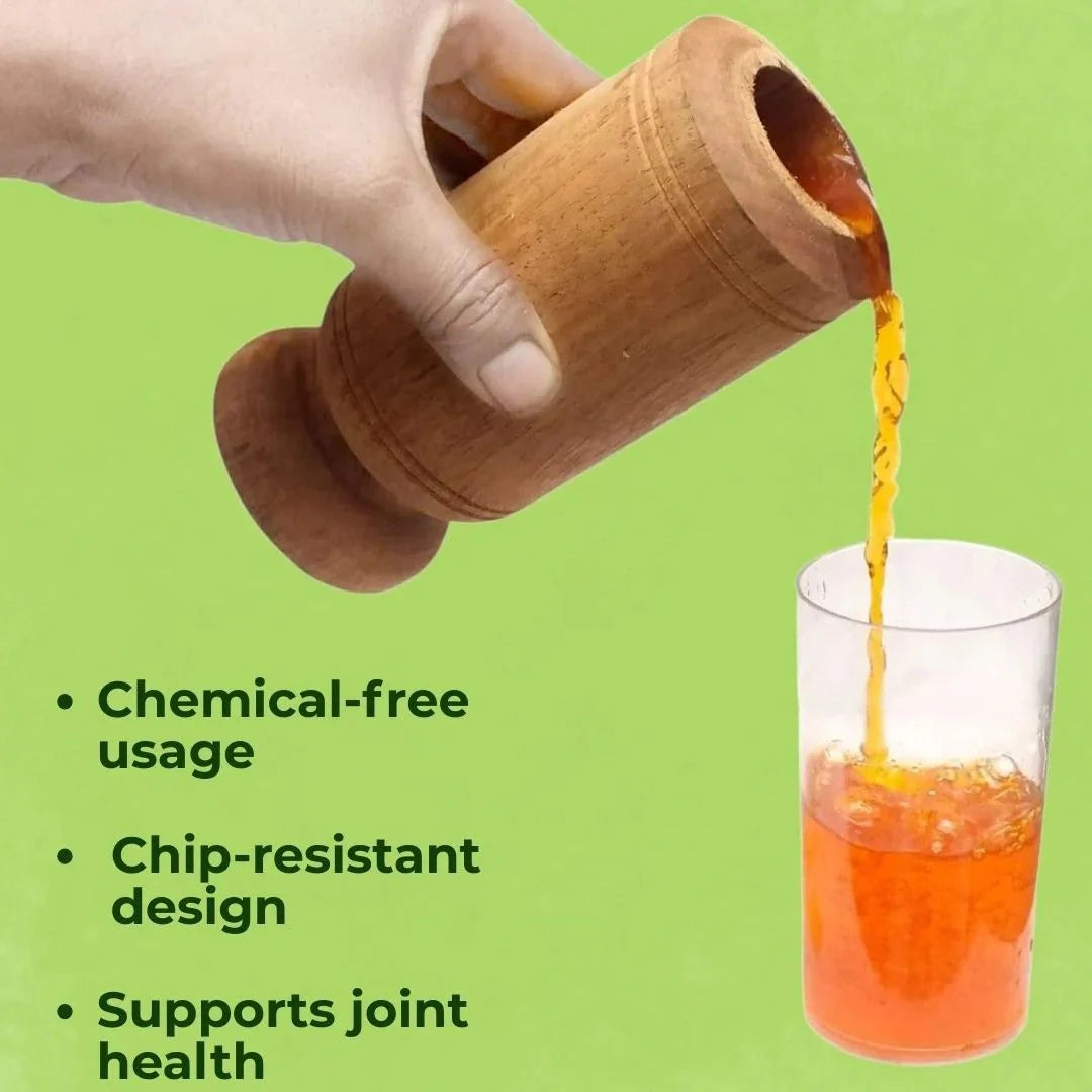 Myacra Lab certified Vijaysar wood Glass | Ayurvedic Glass/Tumbler | Sugar Vijaysar Wood Glass | Vijaysar Ki Lakdi Ka Glass | Vijaysar Herbal Tumbler | Bija Glass 100ml