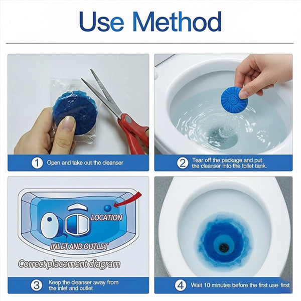 Automatic Toilet Bowl Cleaner Tablets