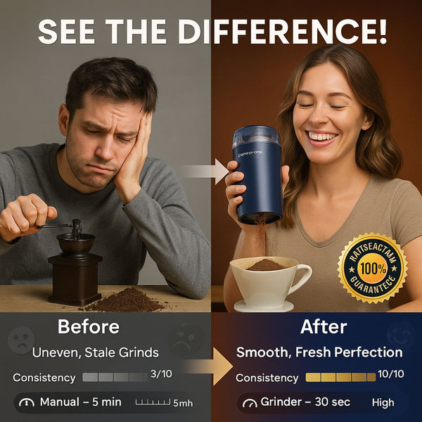 PureGrind™ – Fresh Grounds, Perfectly Pulled | Grind Your Favorites in Seconds