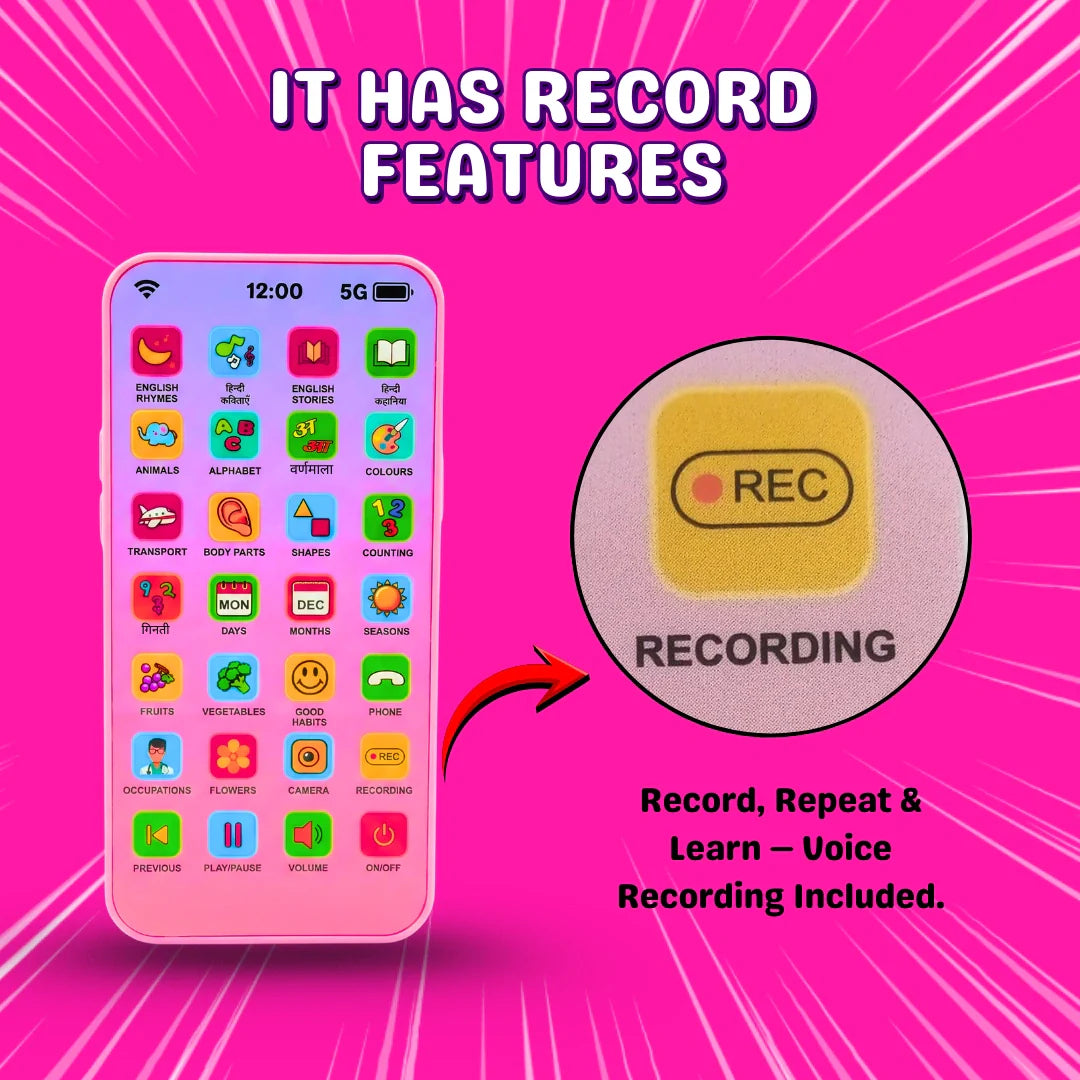Interactive Kids Learning Phone