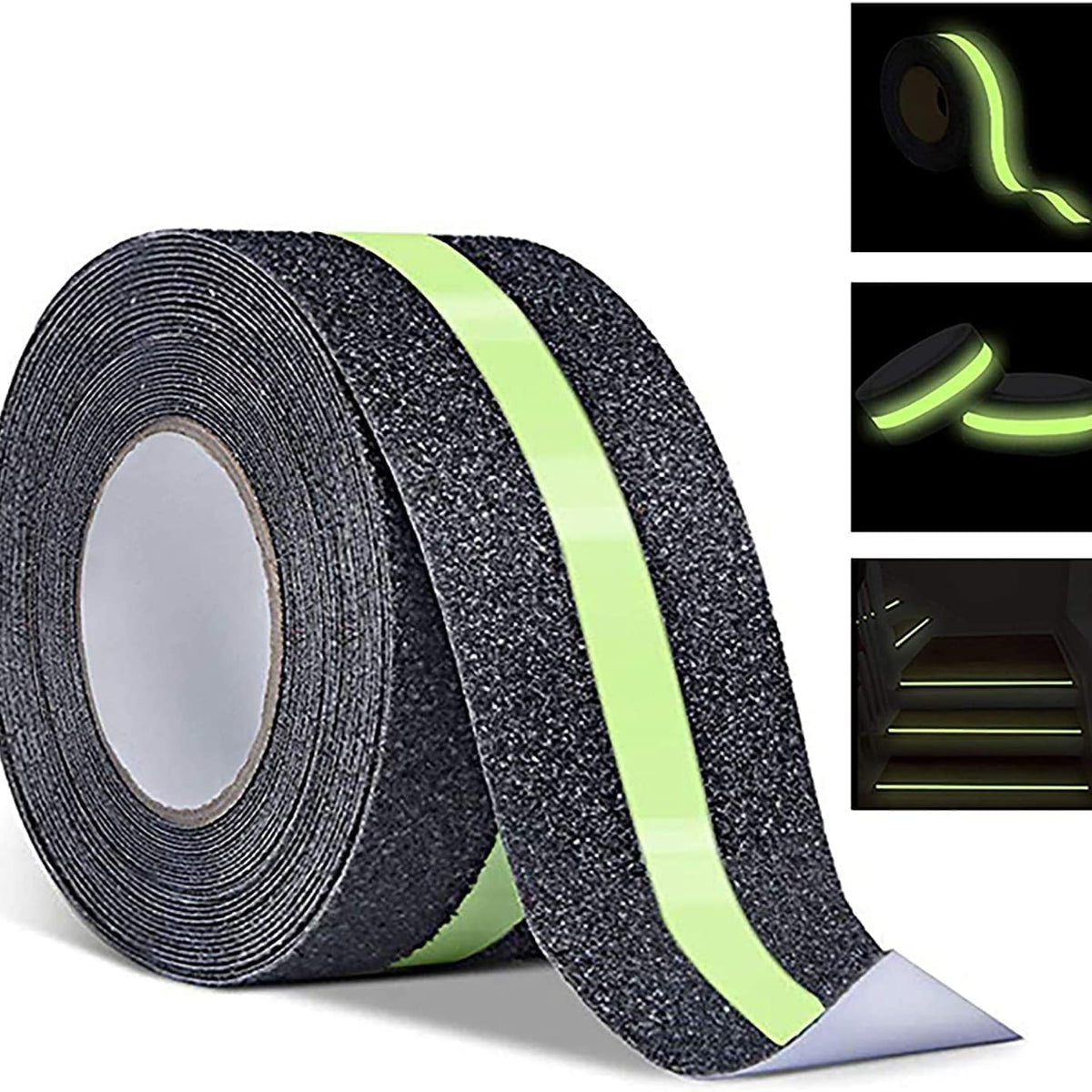Glow-in-the-Dark Anti-Slip Tape for Stairs (2"x 5M)
