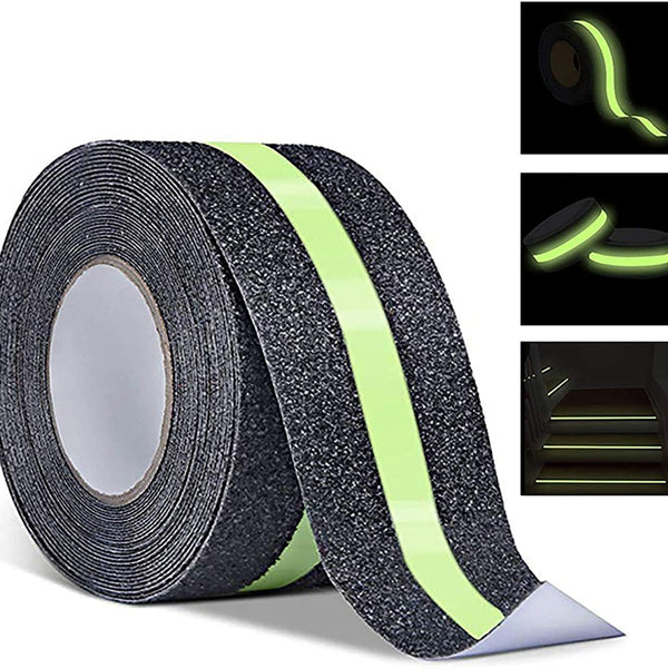 Glow-in-the-Dark Anti-Slip Tape for Stairs (2"x 5M)