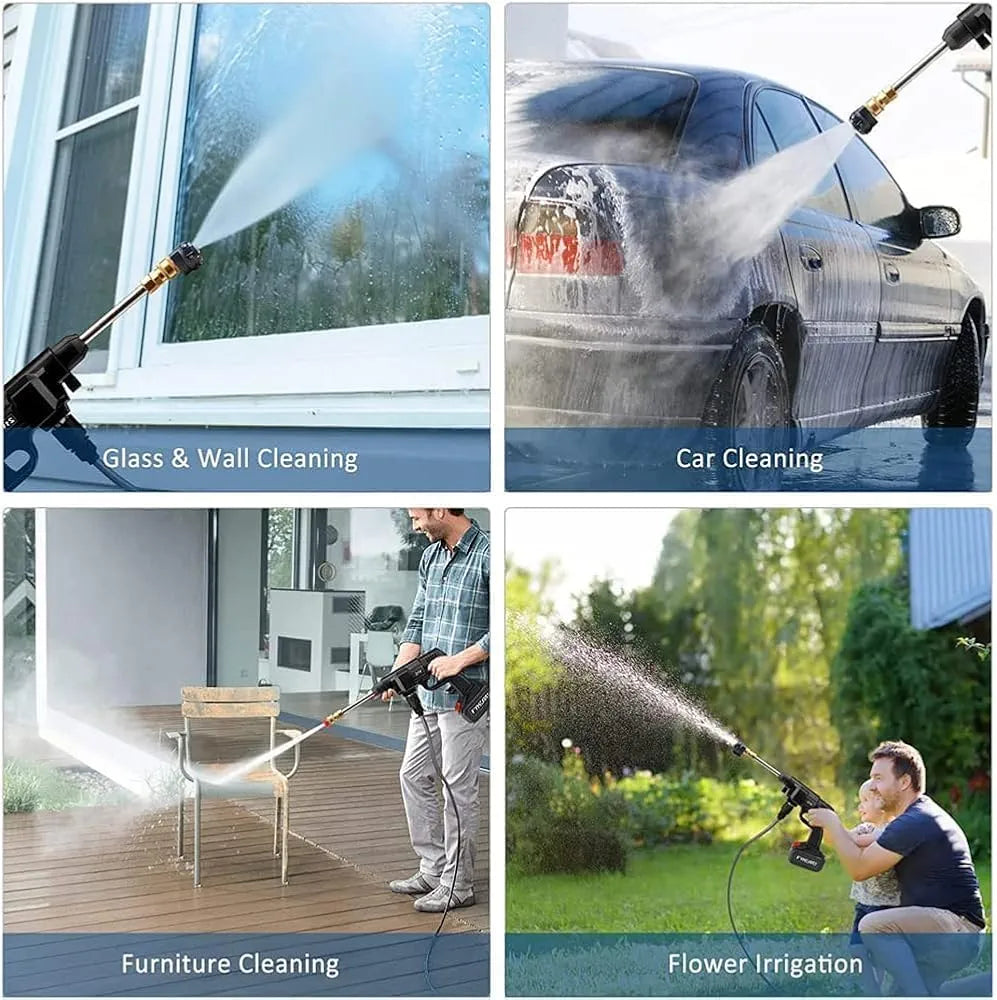 Portable High-Pressure Car & Bike Wash Gun