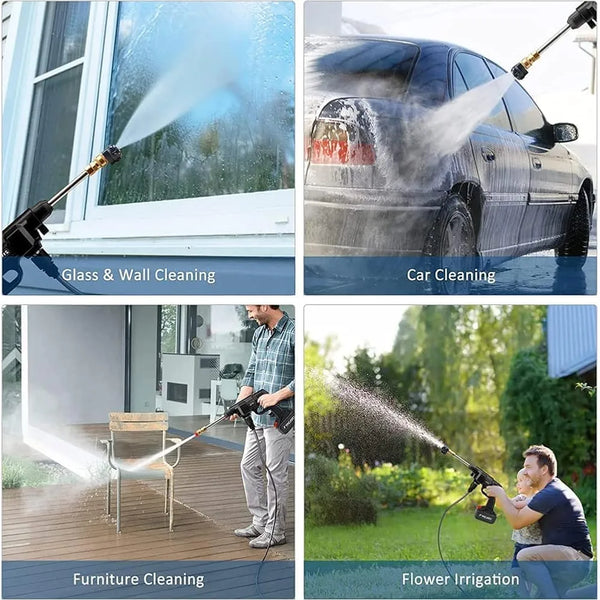 Portable High-Pressure Car & Bike Wash Gun