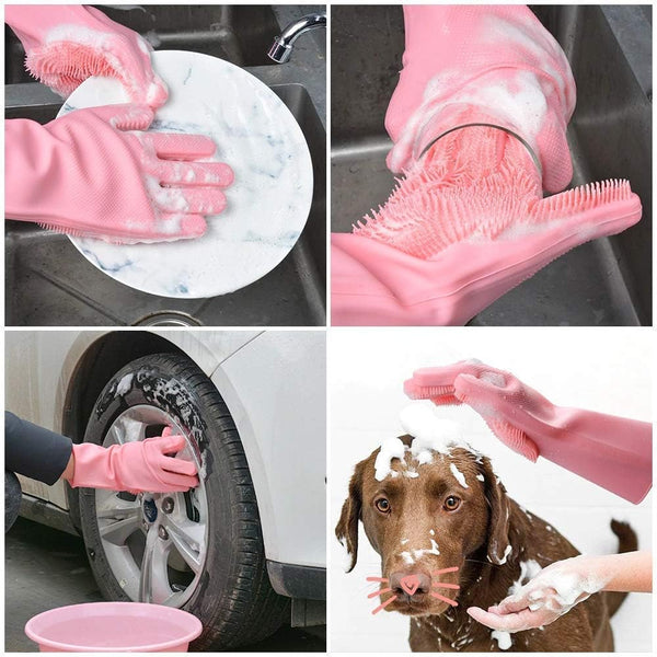 Silicone Dish Washing Gloves