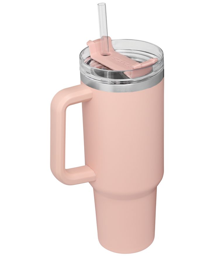 Personalized Quencher 40 oz Tumbler with Handle and Straw