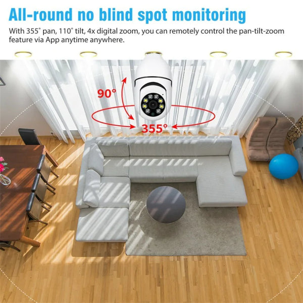 Wireless LightBulb wifi camera