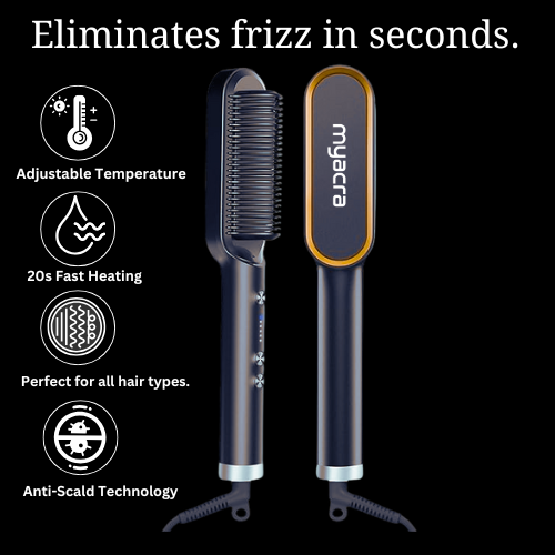 Get Salon Hair in 5 Mins – Save ₹6000/Year with myacra’s 3-in-1 Straightener! 💇‍♀️