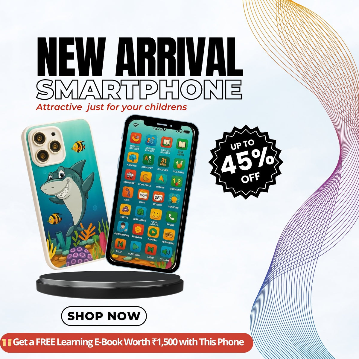 Interactive Kids Learning Phone