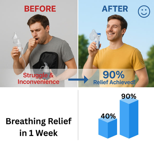 Portable Mesh Nebulizer for Adults and Kids
